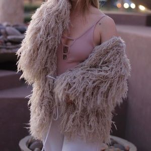 Shaggy free people jacket.